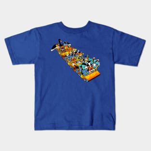 Animal Roller Coaster Kids T-Shirt